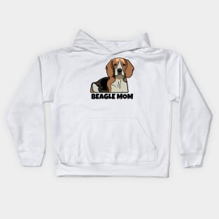 Beagle Mom Kids Hoodie